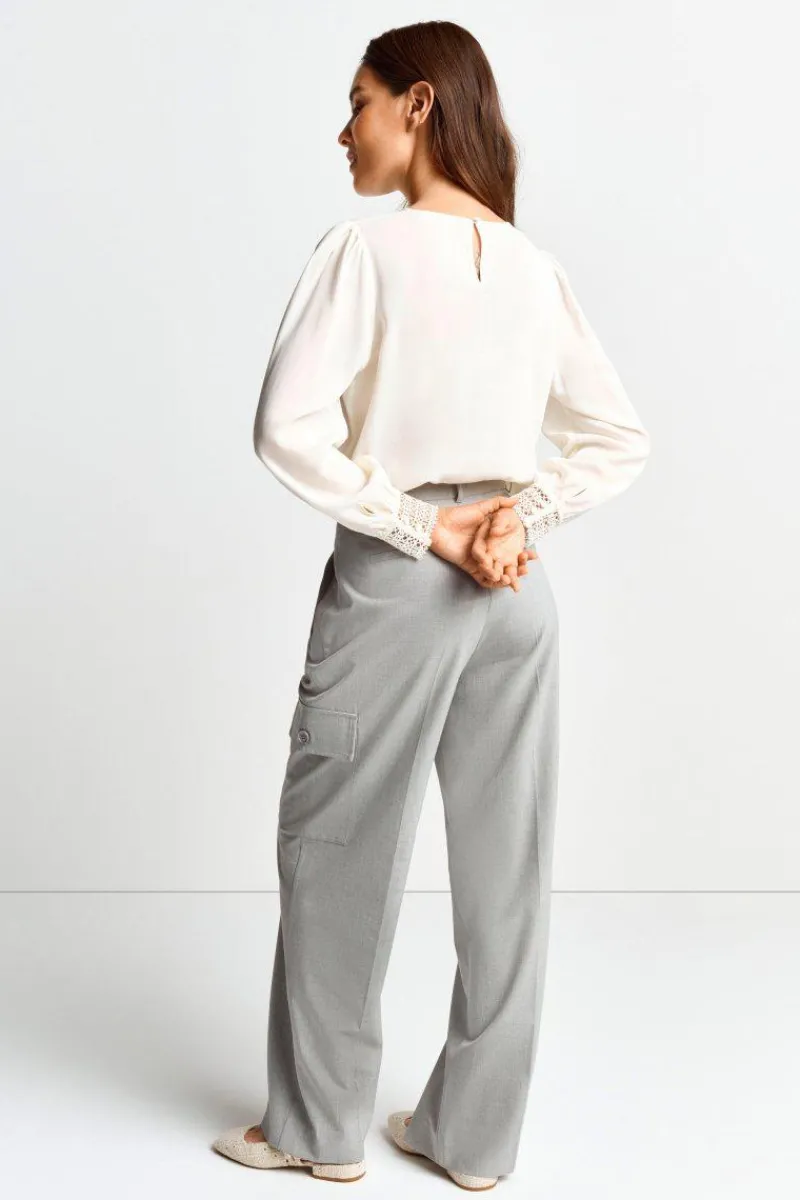 Bluse Mit Manschetten Aus Spitze<Rich & Royal Clearance