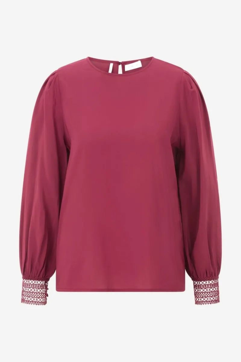 Bluse Mit Manschetten Aus Spitze<Rich & Royal Clearance