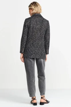 Bouclé-Blazer Mit Statement-Knopf<Rich & Royal Discount