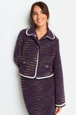 Bouclé-Jacke Mit Bubikragen<Rich & Royal