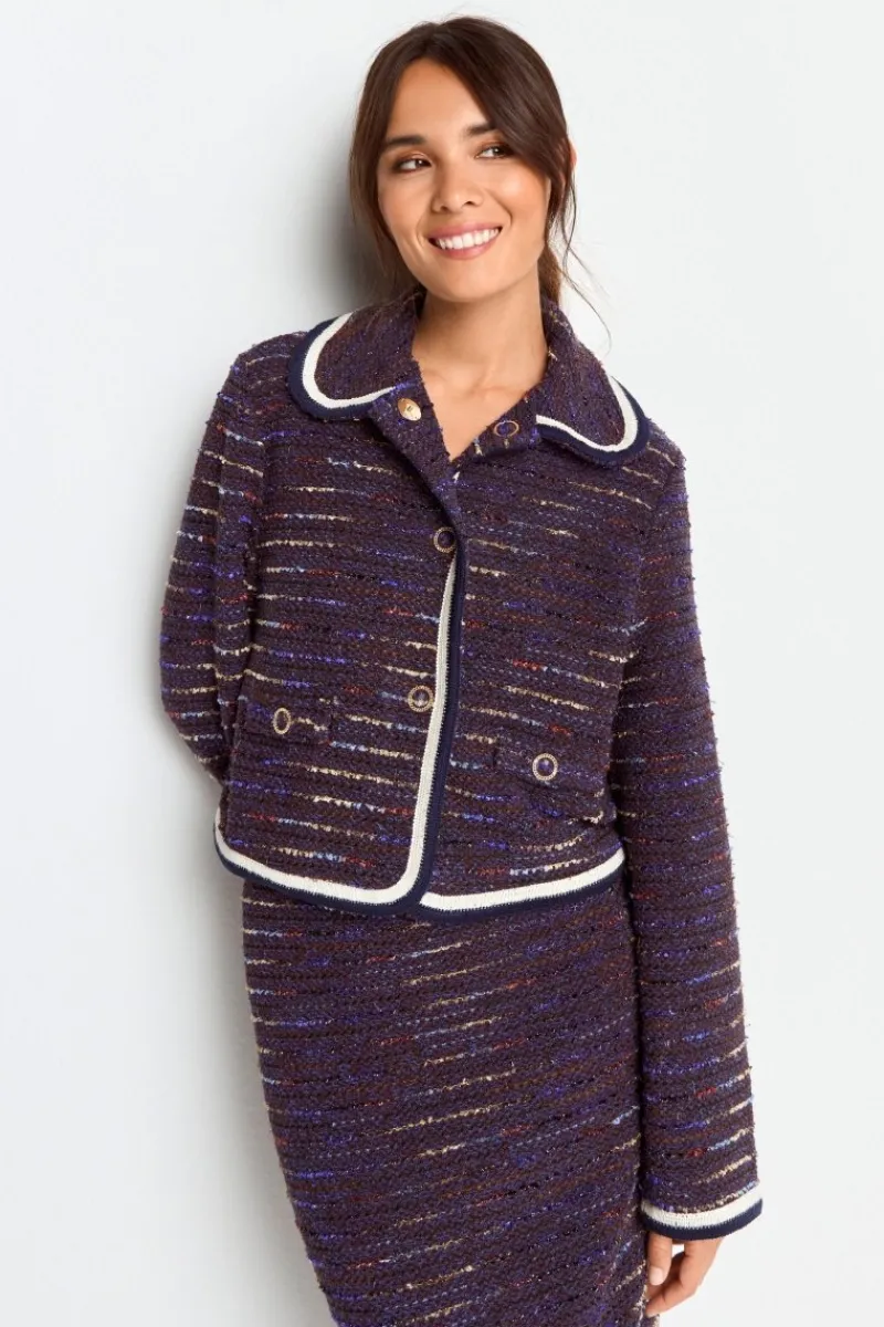 Bouclé-Jacke Mit Bubikragen<Rich & Royal