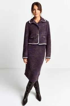 Bouclé-Jacke Mit Bubikragen<Rich & Royal