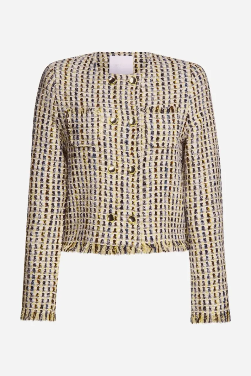 Bouclé-Jacke Mit Fransen<Rich & Royal Discount