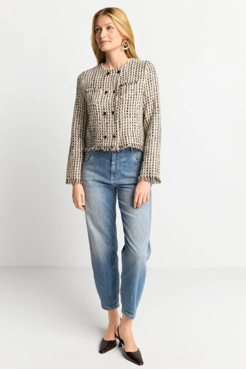 Bouclé-Jacke Mit Fransen<Rich & Royal Discount