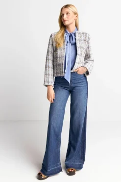 Bouclé-Jacke Mit Rundhalsausschnitt<Rich & Royal Discount