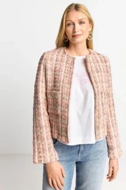 Bouclé-Jacke Mit Rundhalsausschnitt<Rich & Royal Online
