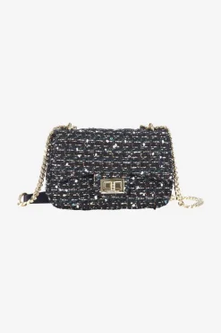 Bouclé-Tasche Mit Goldkette<Rich & Royal Discount