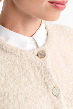 Cardigan Mit Goldfarbenen Knöpfen<Rich & Royal Discount