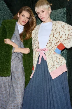 Cardigan Mit Kontrastbündchen Und Schleife<Rich & Royal Sale