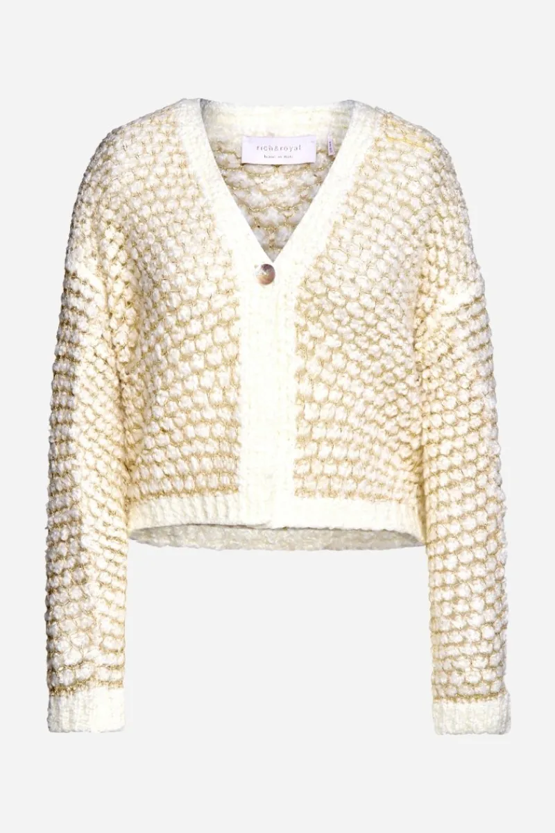 Cardigan Mit Perlmuttknopf<Rich & Royal Online