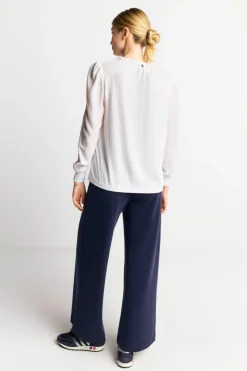 Chiffonbluse Mit Rundhalsausschnitt<Rich & Royal Sale