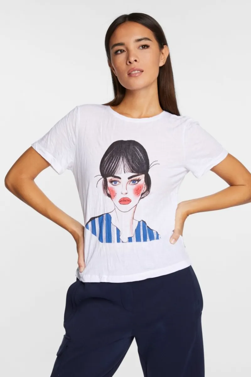 Crinkle-T-Shirt<Rich & Royal Hot