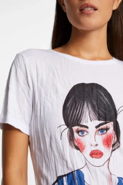 Crinkle-T-Shirt<Rich & Royal Hot