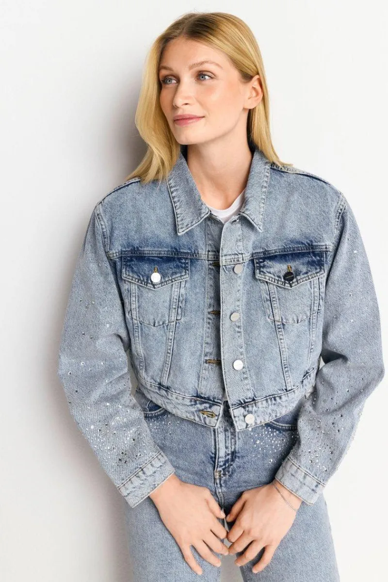Denim-Jacke Mit Strassdetails<Rich & Royal Online