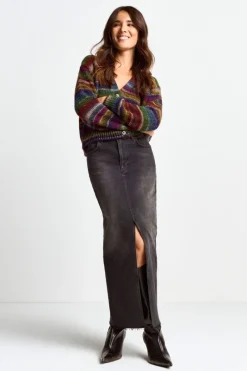 Denim-Rock Mit Schlitz<Rich & Royal