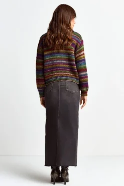 Denim-Rock Mit Schlitz<Rich & Royal