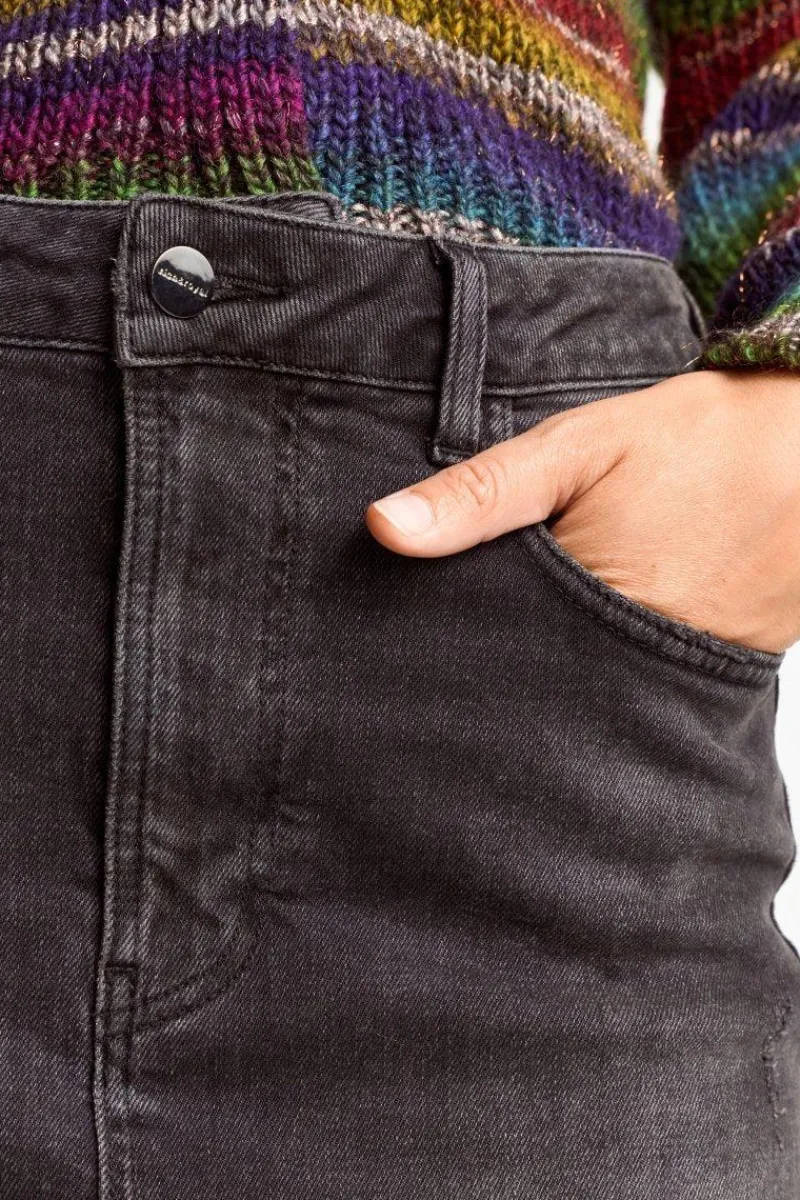 Denim-Rock Mit Schlitz<Rich & Royal