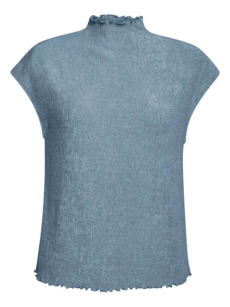 Figurbetontes Top In Crinkle-Optik<Rich & Royal