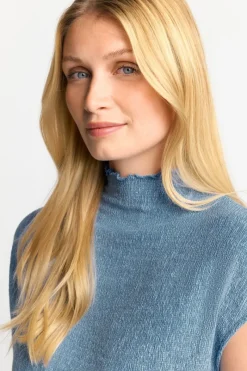 Figurbetontes Top In Crinkle-Optik<Rich & Royal