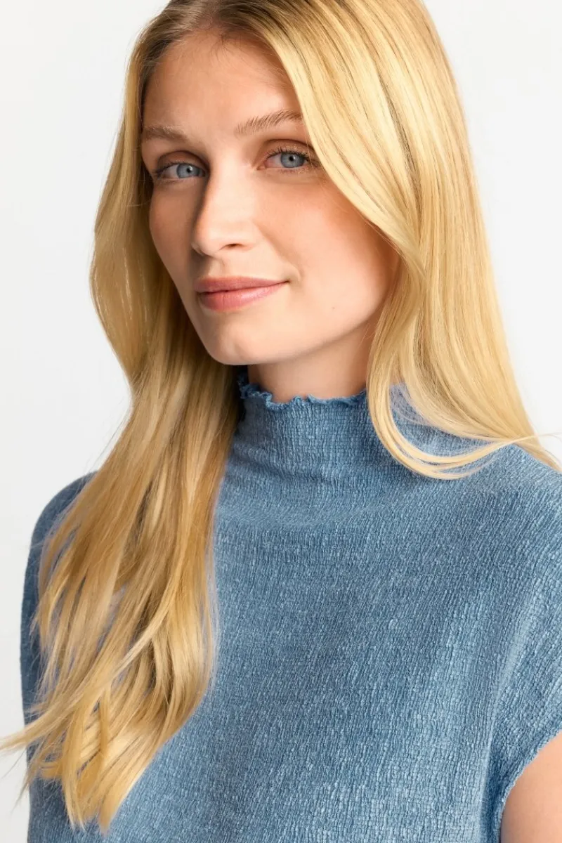 Figurbetontes Top In Crinkle-Optik<Rich & Royal