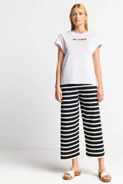 Gestreifte Strick-Culotte<Rich & Royal Clearance