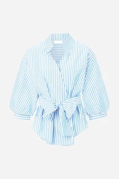Gestreifte Wickelbluse<Rich & Royal Discount