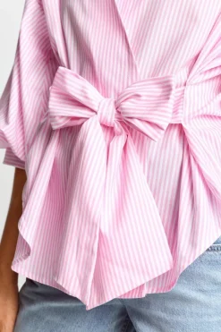 Gestreifte Wickelbluse<Rich & Royal Discount