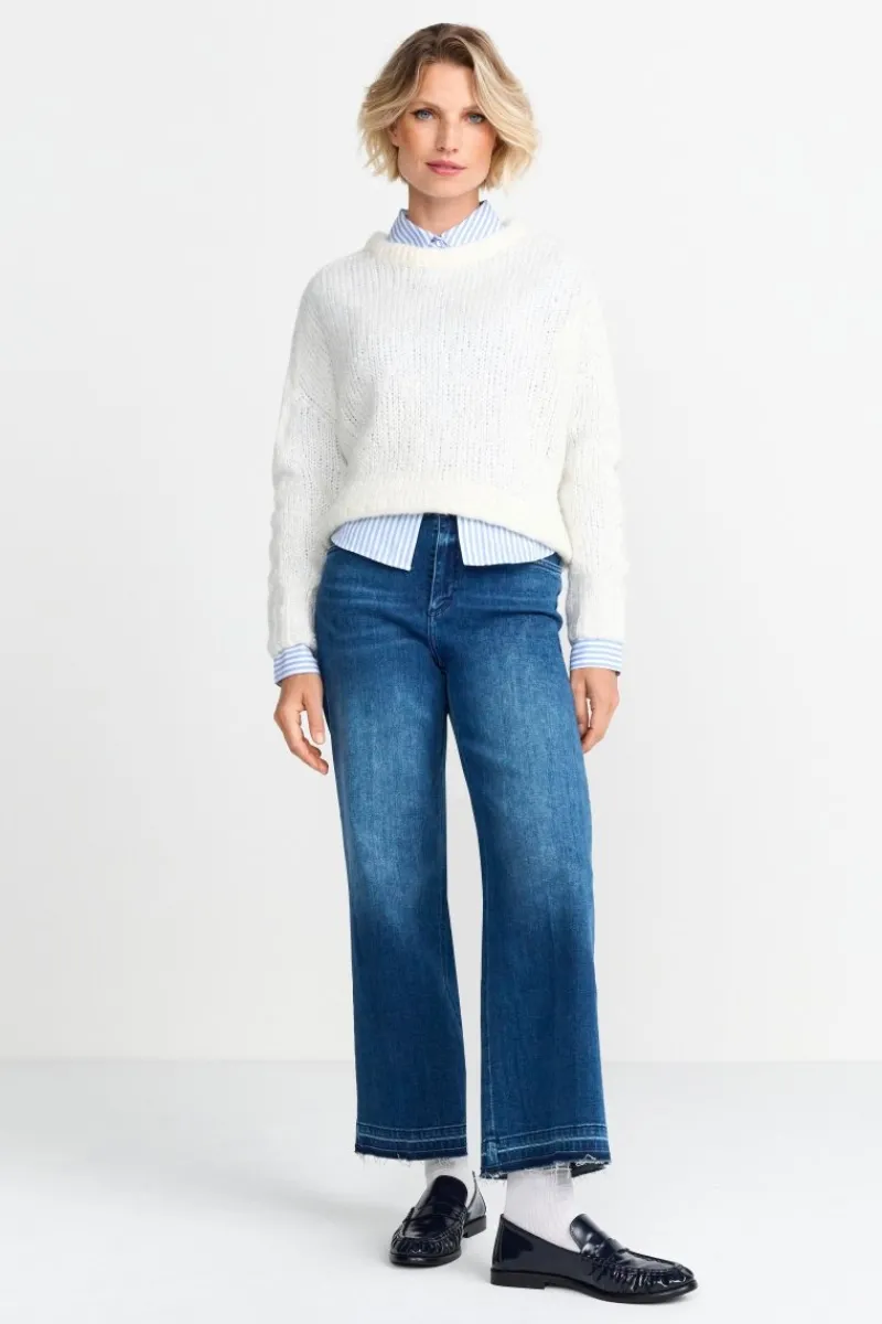 Grobstrickpullover Mit Rundhalsausschnitt<Rich & Royal Best