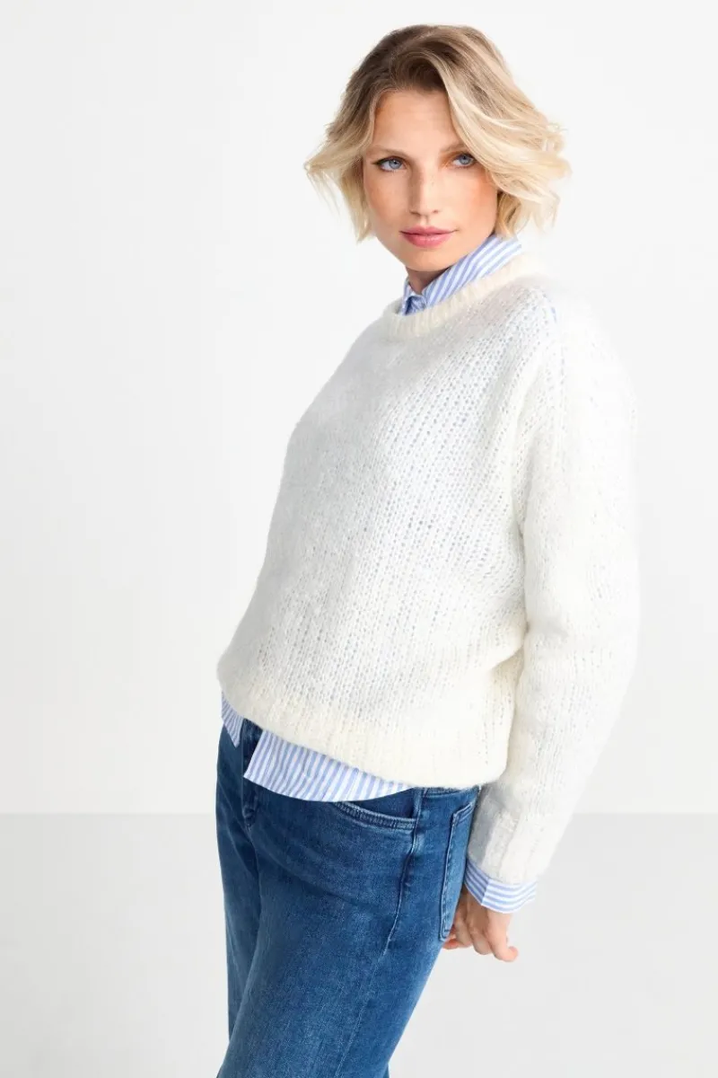 Grobstrickpullover Mit Rundhalsausschnitt<Rich & Royal Best