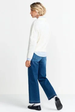 Grobstrickpullover Mit Rundhalsausschnitt<Rich & Royal Best