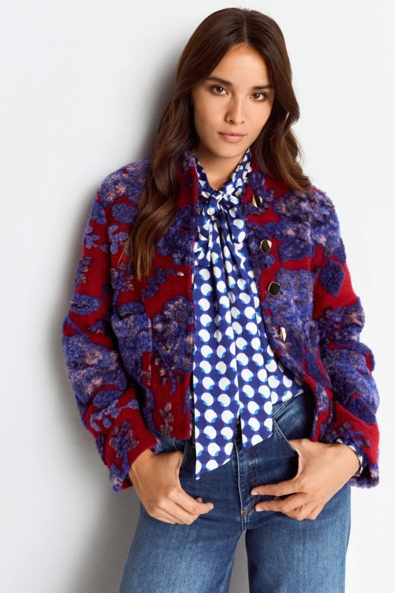 Jacke Mit Floralem Muster<Rich & Royal Discount