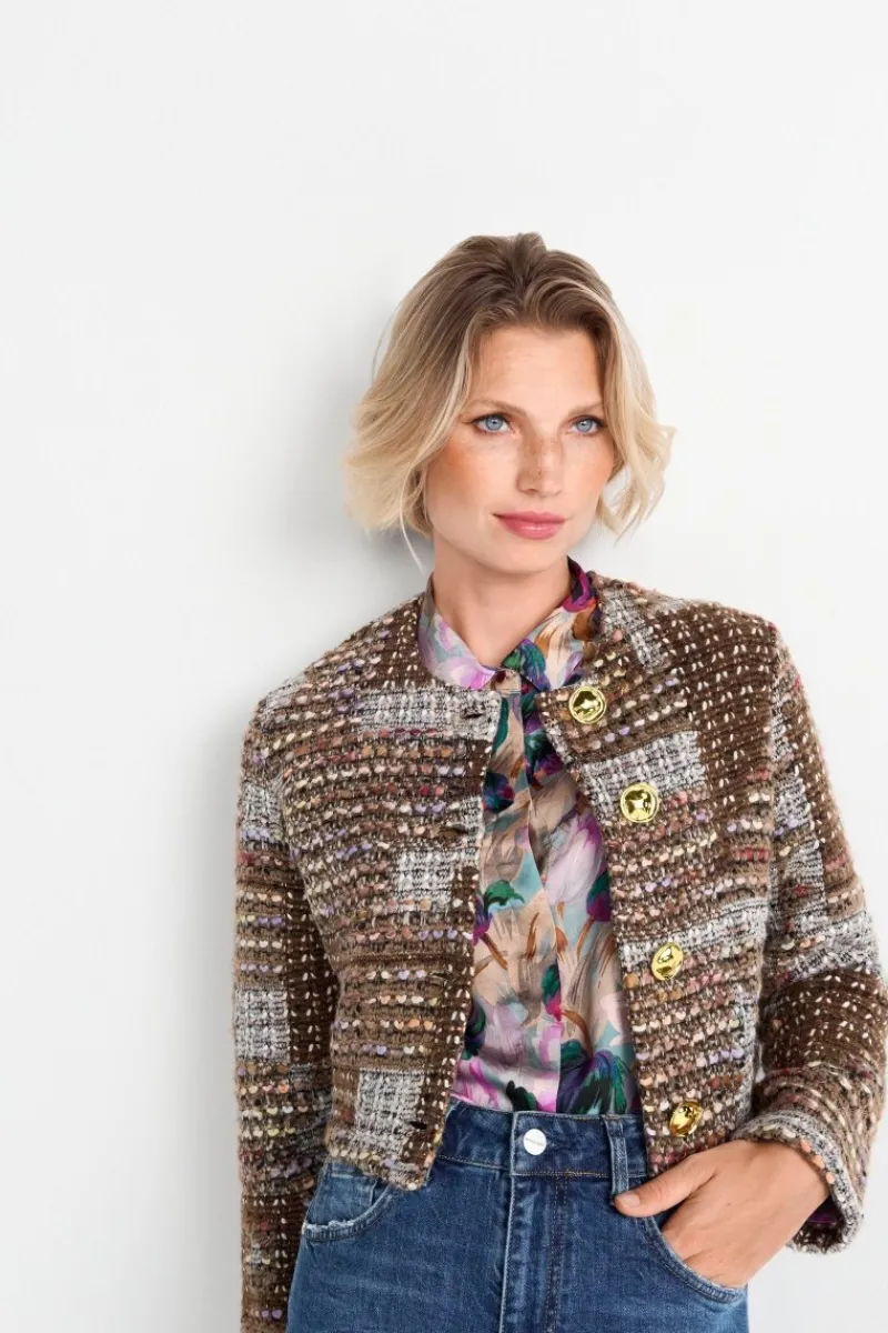 Kurze Bouclé-Jacke<Rich & Royal Best