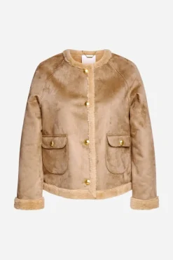 Kurze Jacke In Wildlederoptik<Rich & Royal Sale