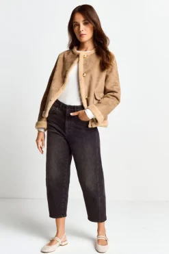 Kurze Jacke In Wildlederoptik<Rich & Royal Sale