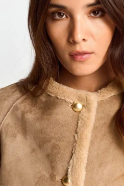 Kurze Jacke In Wildlederoptik<Rich & Royal Sale