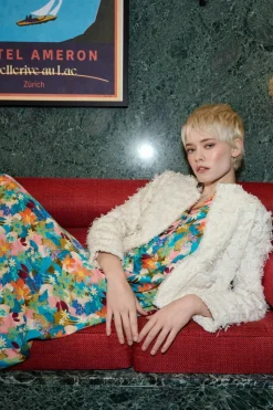 Kurze Jacke Mit Fransiger Struktur<Rich & Royal New