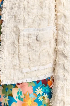 Kurze Jacke Mit Fransiger Struktur<Rich & Royal New