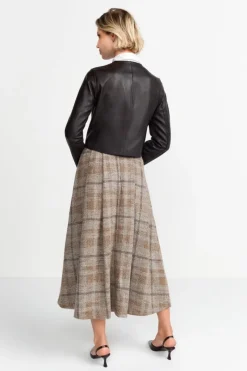 Kurze Lederjacke Mit Druckknöpfen<Rich & Royal Hot