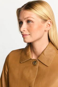 Kurze Lederjacke Mit Kragen<Rich & Royal Sale