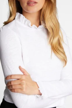 Longsleeve Mit Frill-Kragen<Rich & Royal Hot