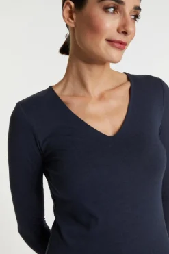 Longsleeve Mit V-Neck<Rich & Royal Hot