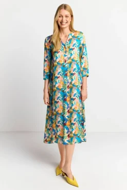 Midikleid Mit Buntem Blumenprint<Rich & Royal Discount