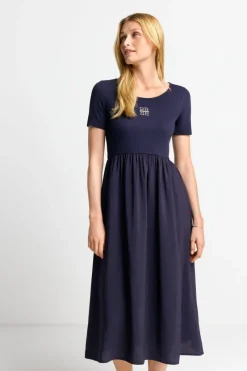 Midikleid Mit Logostickerei<Rich & Royal Clearance