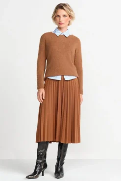 Midi-Plisseerock<Rich & Royal