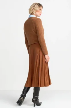 Midi-Plisseerock<Rich & Royal