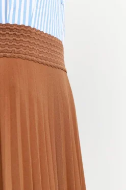 Midi-Plisseerock<Rich & Royal