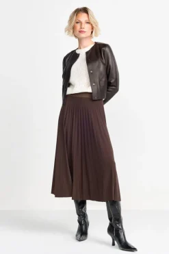 Midi-Plisseerock<Rich & Royal