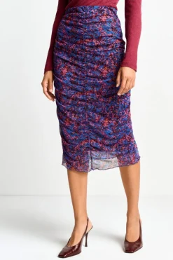 Midirock Mit Floralem Allover-Print<Rich & Royal