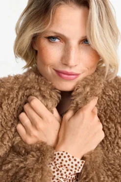 Offene Kunstfelljacke<Rich & Royal New