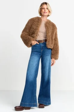 Offene Kunstfelljacke<Rich & Royal New